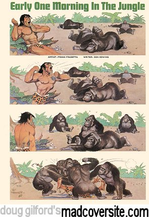 MAD #106 back cover — art by Frank Frazetta