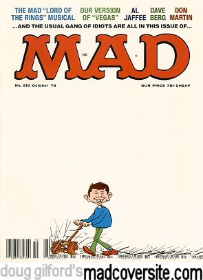 MAD #210 front cover