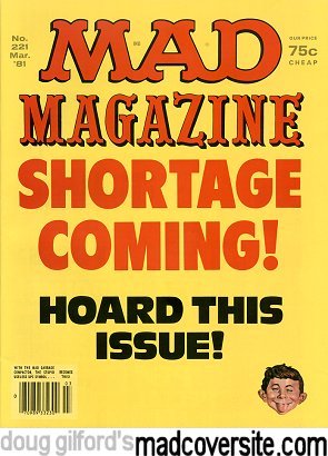 MAD #221 front cover
