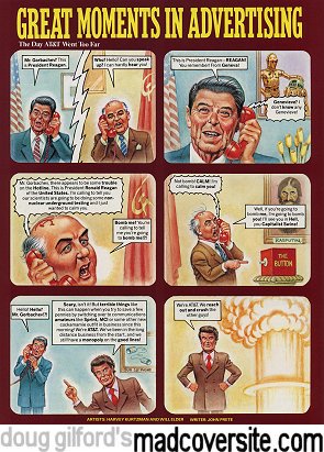 MAD #263 back cover — The Day AT&T Went Too Far