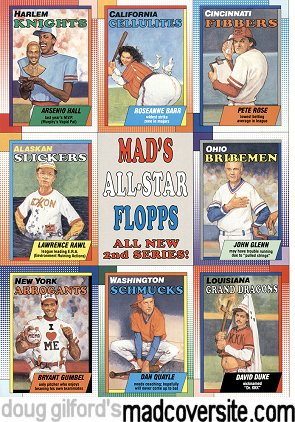 MAD #296 back cover — MAD's All-Star Flopps