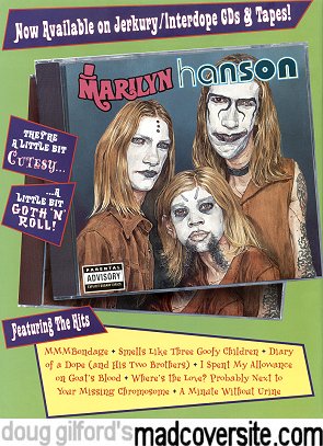 MAD #364 back cover — Marilyn Hanson
