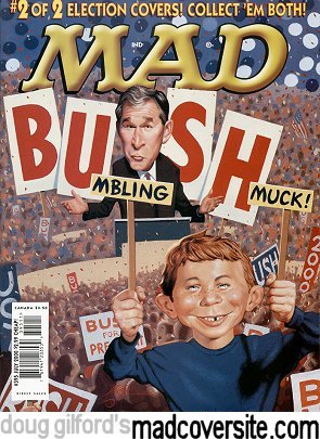 MAD #395 front cover B — art by James Bennett